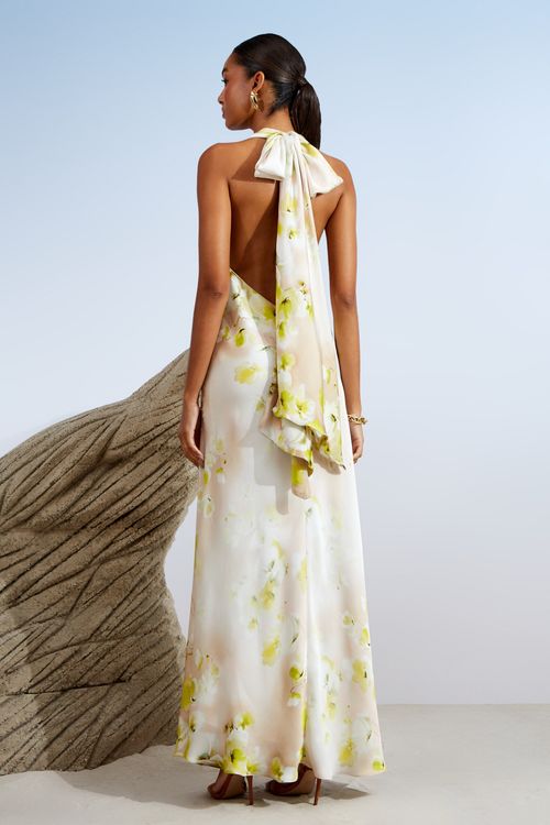 VESTIDO LONGO ESTAMPA GEORGIA