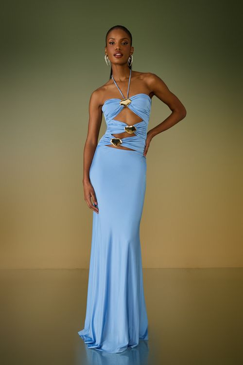 VESTIDO LONGO SINEA PLACAS