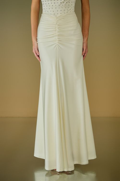 SAIA LONGA CRISTAL DRAPEADO