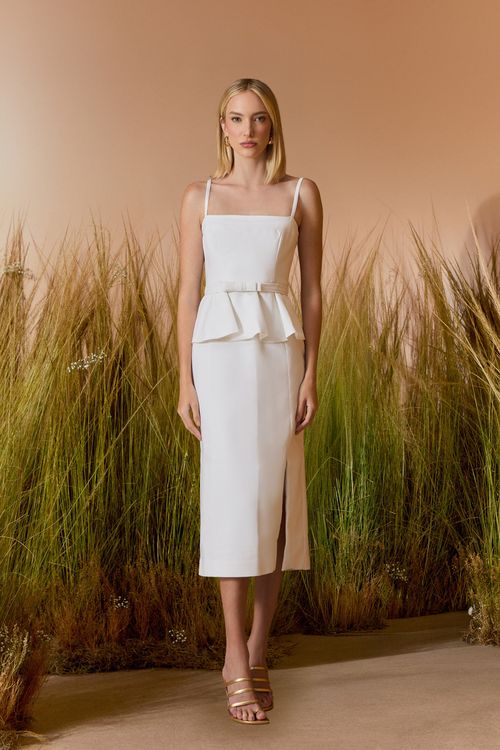 VESTIDO CREPE BASQUE